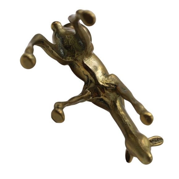 Solid Brass Buck and Doe Reindeer Figurine Candle Holder Set Price Products Vtg - Picture 10 of 11